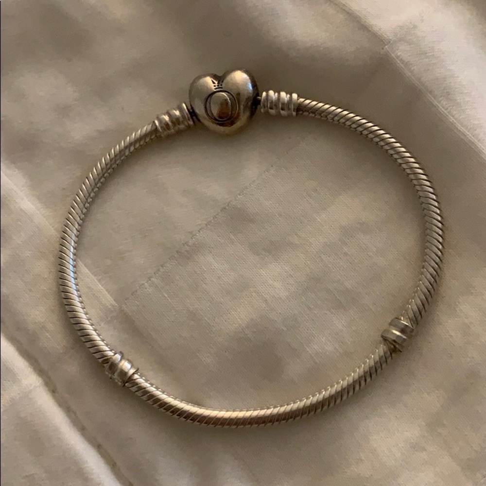 Pandora snake chain charm bracelet